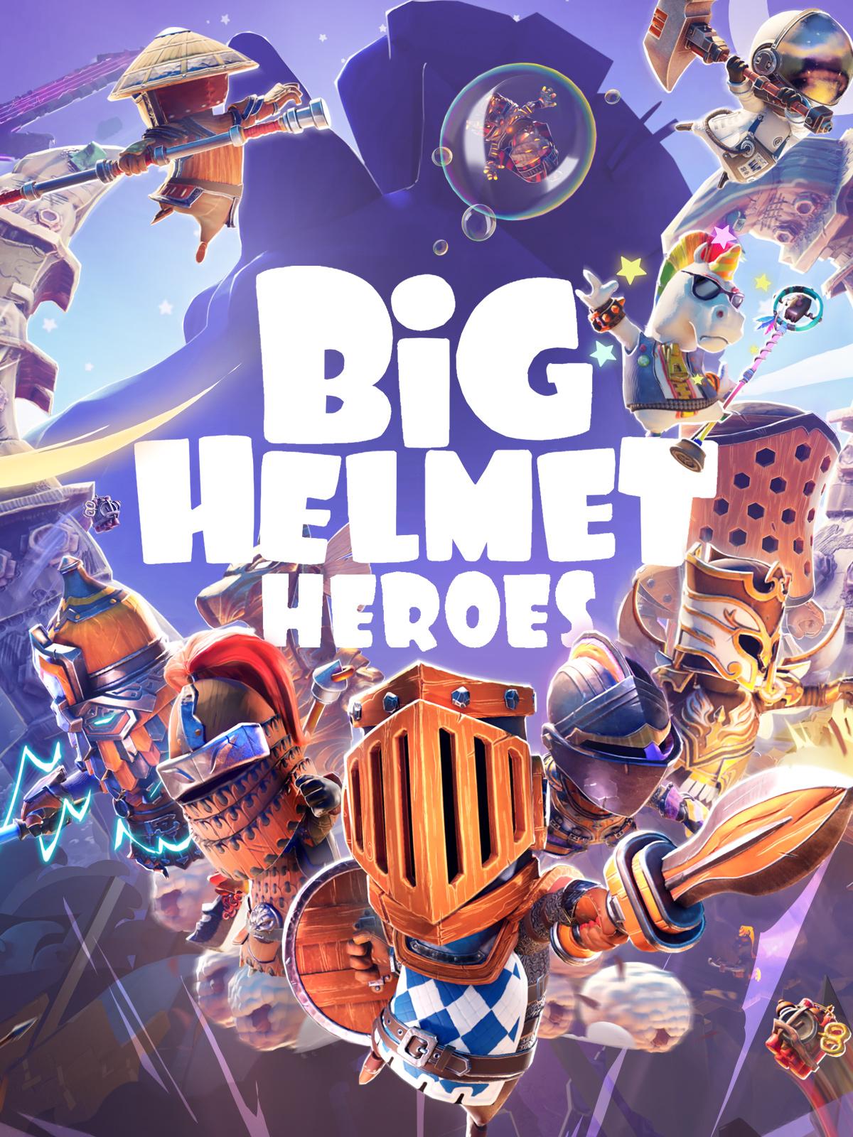 Retro Gaming With Big Helmet Heroes