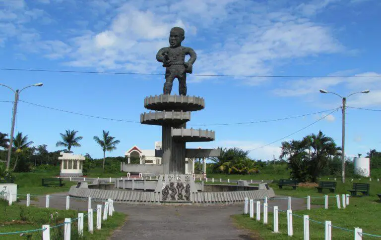 Guyana Suriname And French Guiana Landmarks