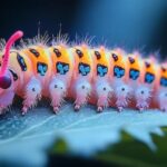 A Pink Caterpillar