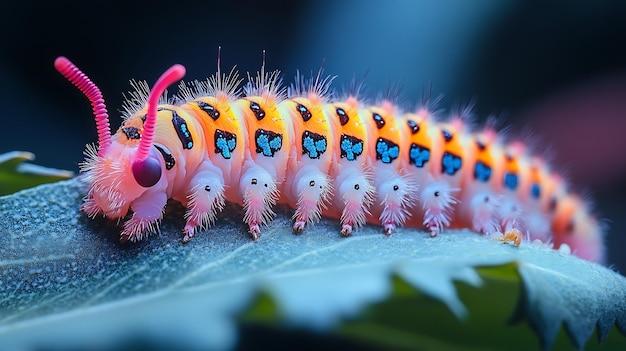 A Pink Caterpillar